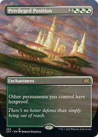 Privileged Position (Borderless) (385) [Double Masters 2022]