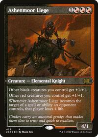 Ashenmoor Liege (Foil Etched) (473) [Double Masters 2022]