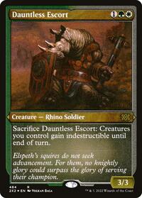 Dauntless Escort (Foil Etched) (484) [Double Masters 2022]