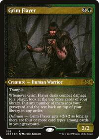 Grim Flayer (Foil Etched) (502) [Double Masters 2022]
