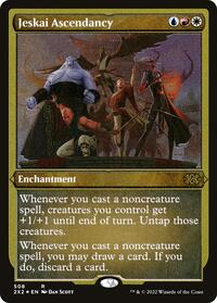 Jeskai Ascendancy (Foil Etched) (508) [Double Masters 2022]