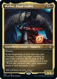 Mathas, Fiend Seeker (Foil Etched) (523) [Double Masters 2022]