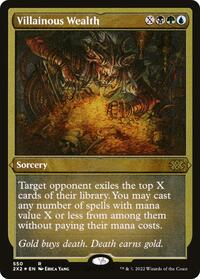 Villainous Wealth (Foil Etched) (550) [Double Masters 2022]