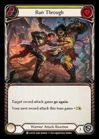Run Through - LGS102 (LGS102) [Flesh and Blood: Promo Cards]