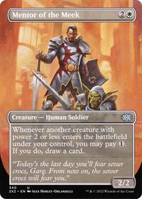 Mentor of the Meek (Borderless) (340) [Double Masters 2022]