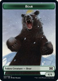 Bear // Knight Double-Sided Token (14 // 5) [Double Masters 2022]