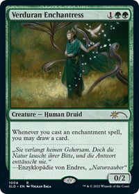 Verduran Enchantress (1004) [Secret Lair Drop Series]