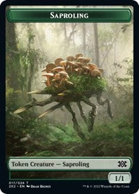 Saproling // Eldrazi Scion Double-Sided Token (17 // 1) [Double Masters 2022]