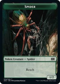 Spider // Vampire Double-Sided Token (18 // 9) [Double Masters 2022]