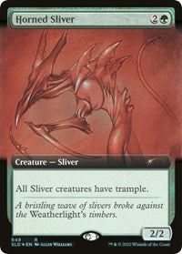 Horned Sliver (Extended Art) (649) [Secret Lair Drop Series]
