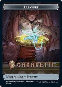 Treasure Token (Cabaretti) [SEA Exclusive] (3) [Streets of New Capenna]