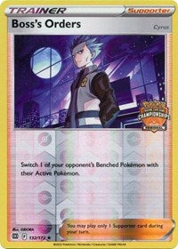 Boss's Orders - 132/172 (Regional Championships) (132/172) [League & Championship Cards]