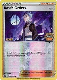 Boss's Orders - 132/172 (Regional Championships) [Staff] (132/172) [League & Championship Cards]