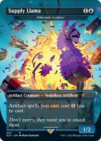 Supply Llama - Etherium Sculptor (443) [Secret Lair Drop Series]
