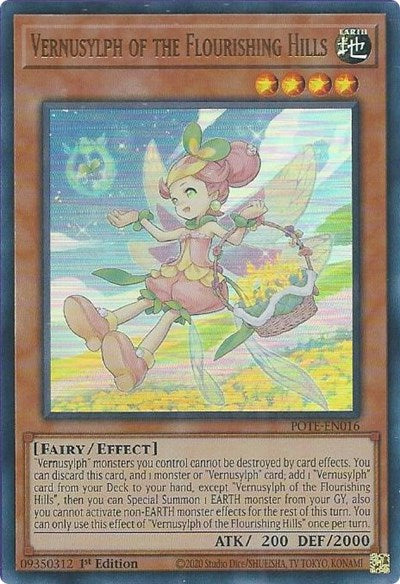 Vernusylph of the Flourishing Hills (POTE-EN016) [Power of the Elements]