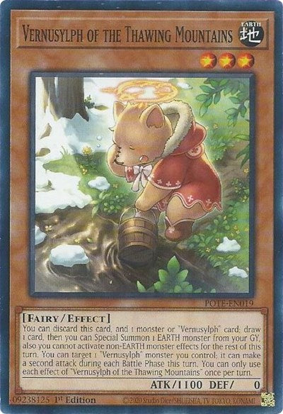 Vernusylph of the Thawing Mountains (POTE-EN019) [Power of the Elements]