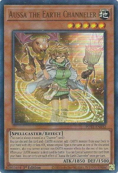 Aussa the Earth Channeler (POTE-EN032) [Power of the Elements]