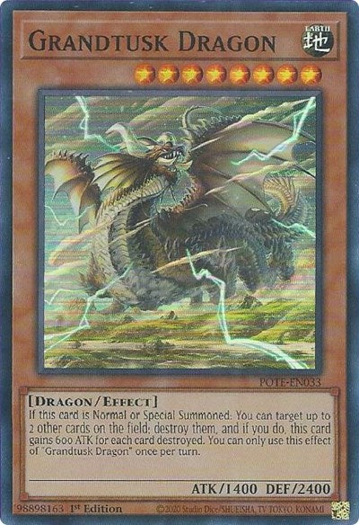 Grandtusk Dragon (POTE-EN033) [Power of the Elements]