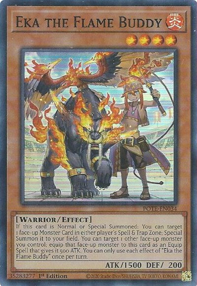 Eka the Flame Buddy (POTE-EN034) [Power of the Elements]