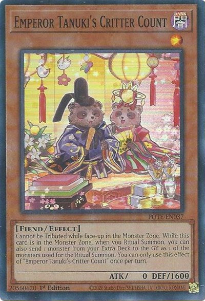 Emperor Tanuki's Critter Count (POTE-EN037) [Power of the Elements]