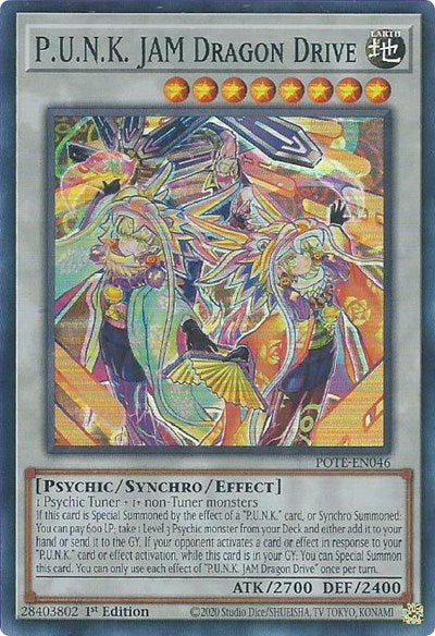 P.U.N.K. JAM Dragon Drive (POTE-EN046) [Power of the Elements]