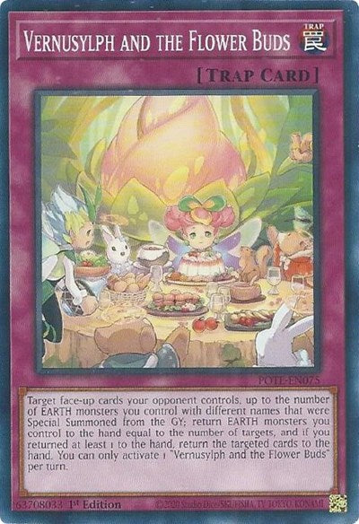 Vernusylph and the Flower Buds (POTE-EN075) [Power of the Elements]