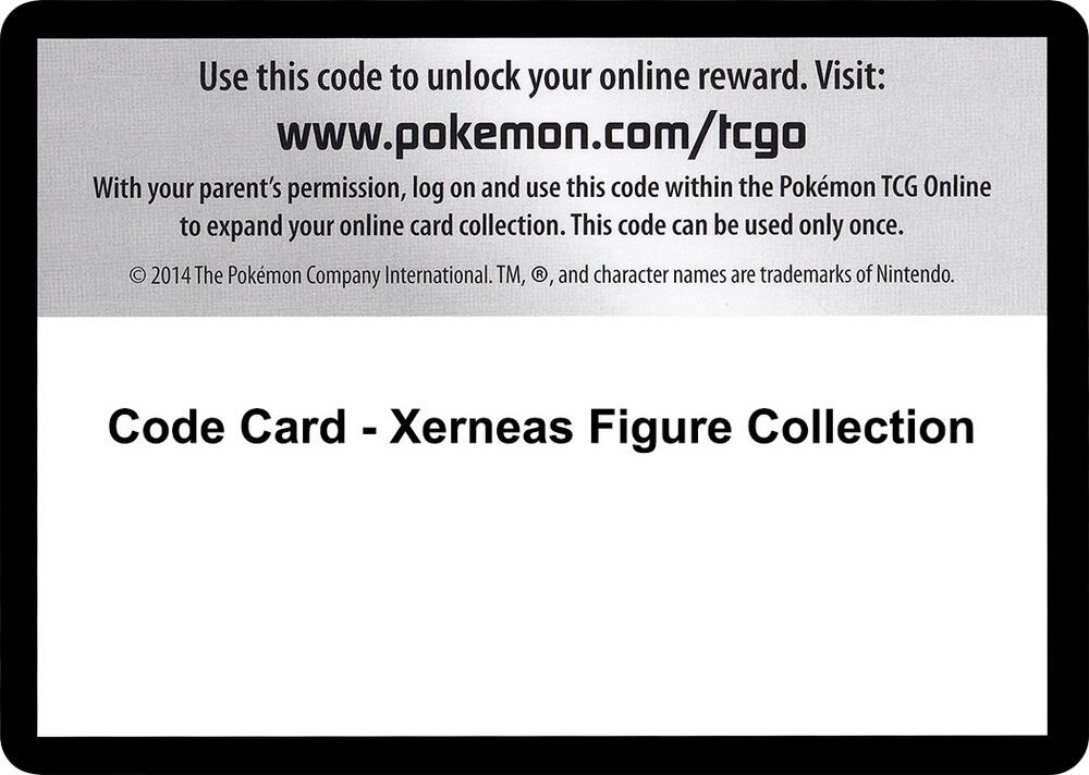 Code Card - Xerneas Figure Collection [XY Base Set]