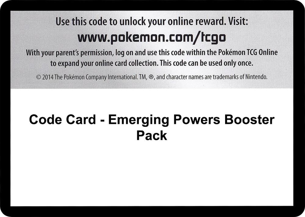Code Card - Emerging Powers Booster Pack [Emerging Powers]