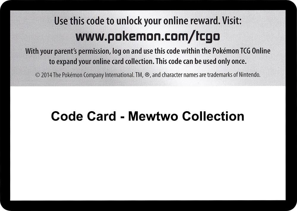 Code Card - Mewtwo Collection [Next Destinies]