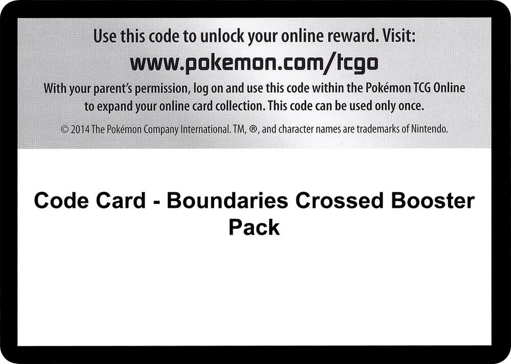 Code Card - Boundaries Crossed Booster Pack [Boundaries Crossed]