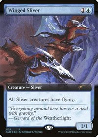 Winged Sliver (Extended Art) (628) [Secret Lair Drop Series]