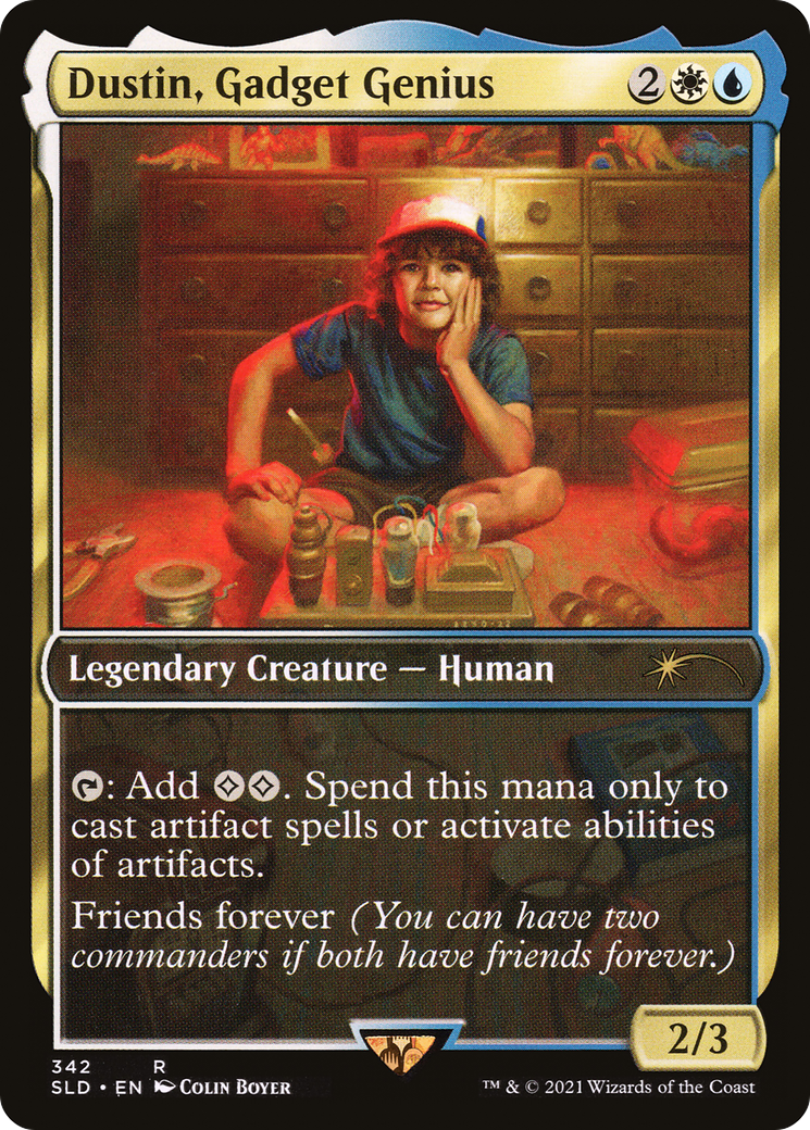 Dustin, Gadget Genius (SLD-342) - Secret Lair Drop / Dustin, Gadget Genius