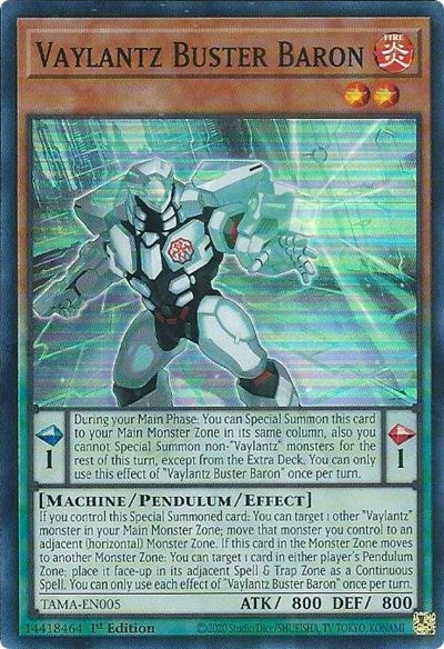 Vaylantz Buster Baron (TAMA-EN005) [Tactical Masters]