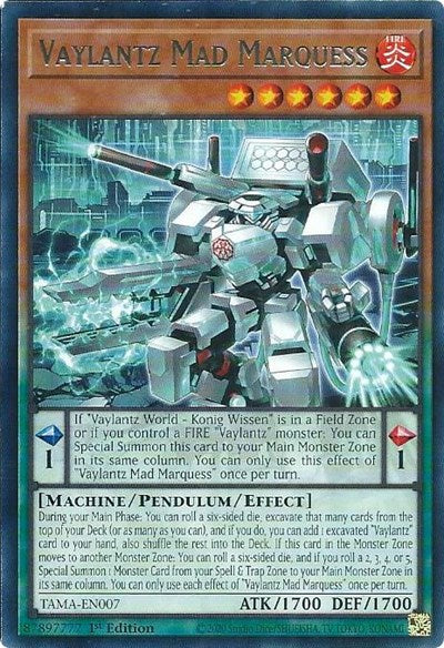 Vaylantz Mad Marquess (TAMA-EN007) [Tactical Masters]