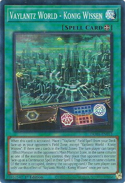 Vaylantz World - Konig Wissen (TAMA-EN013) [Tactical Masters]