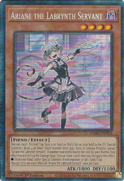 Ariane the Labrynth Servant (CR) (TAMA-EN016) [Tactical Masters]