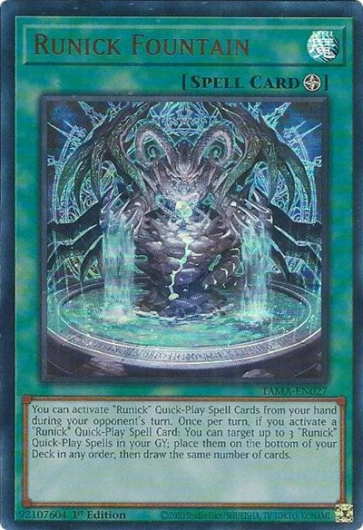 Runick Fountain (TAMA-EN027) [Tactical Masters]