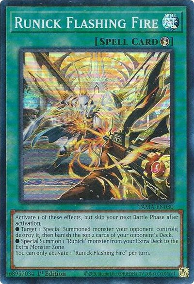 Runick Flashing Fire (TAMA-EN030) [Tactical Masters]