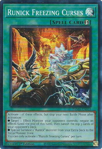 Runick Freezing Curses (TAMA-EN033) [Tactical Masters]