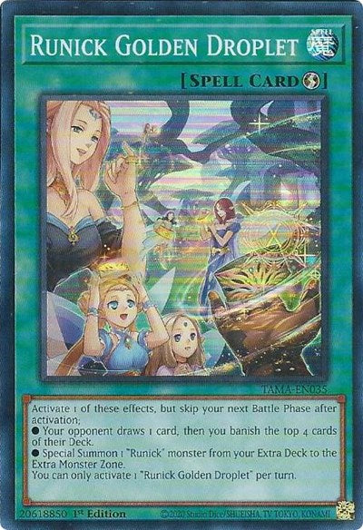 Runick Golden Droplet (TAMA-EN035) [Tactical Masters]