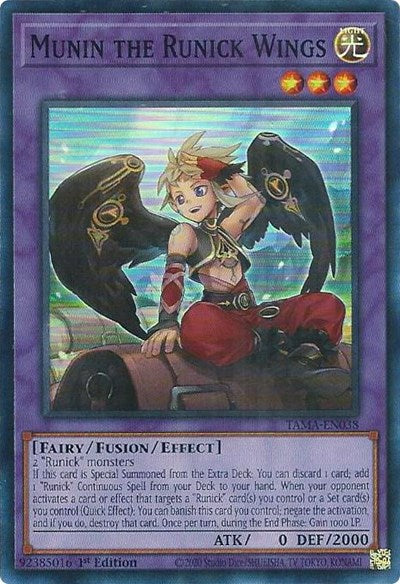 Munin the Runick Wings (TAMA-EN038) [Tactical Masters]