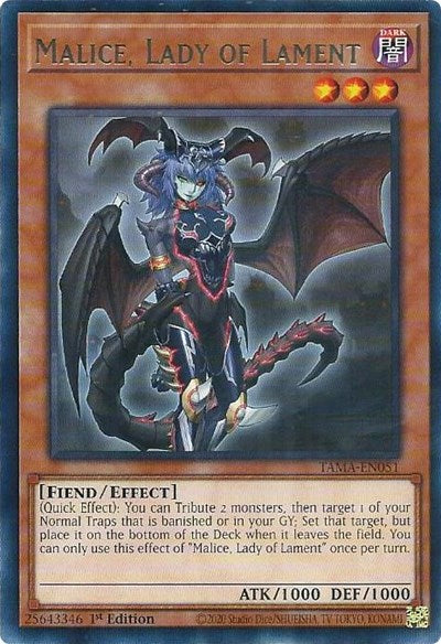 Malice, Lady of Lament (TAMA-EN051) [Tactical Masters]