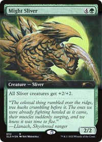 Might Sliver (Extended Art) (652) [Secret Lair Drop Series]