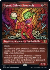 Squee, Dubious Monarch (Textured Foil) (332) [Dominaria United]