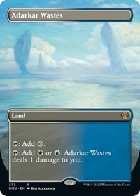 Adarkar Wastes (Borderless) (377) [Dominaria United]