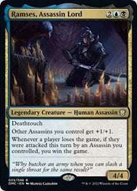Ramses, Assassin Lord (39) [Commander: Dominaria United]