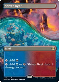 Shivan Reef (Borderless) (380) [Dominaria United]