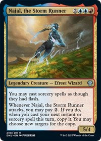Najal, the Storm Runner (208) [Dominaria United]