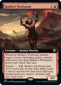 Radha's Firebrand (Extended Art) (408) [Dominaria United]