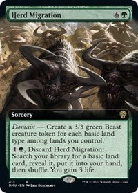 Herd Migration (Extended Art) (413) [Dominaria United]